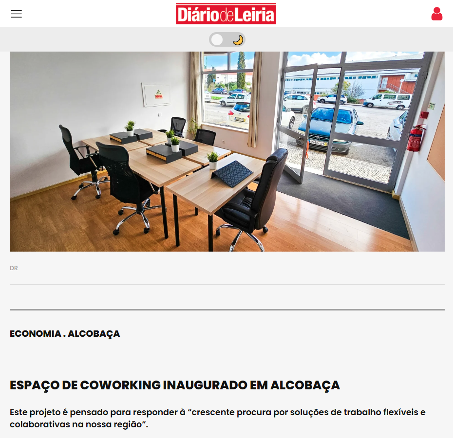 Espaço de Coworking Inaugurado em Alcobaça